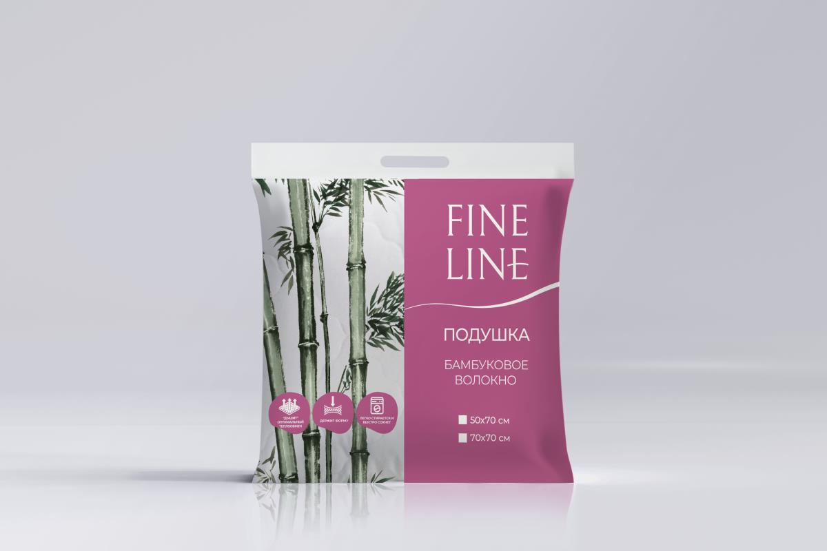 Подушка Fine Line 70*70 бамбук